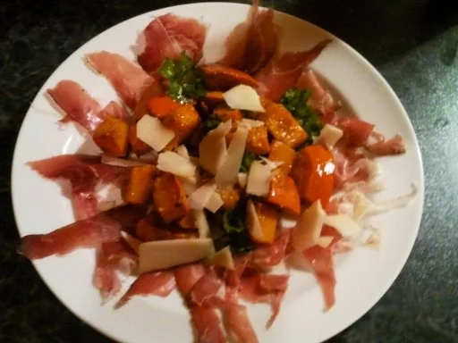 Warmer Kürbissalat Speciale Varianta due - Rezept