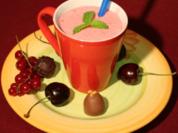 Erdbeer-Himbeer-Joghurt-Milkshake-Mix - Rezept
