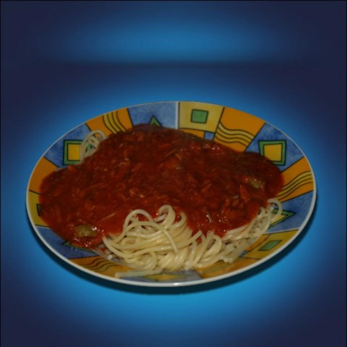 Spaghetti mit Thunfisch - Rezept