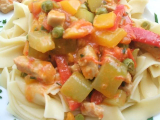 Gemüse-Nudel-Allerlei - Rezept