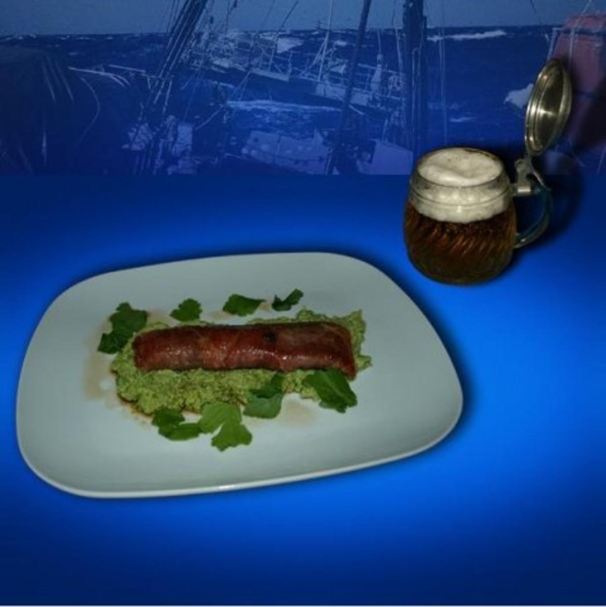 Gebratener Kabeljau auf Erbspüree - Rezept - kochbar.de