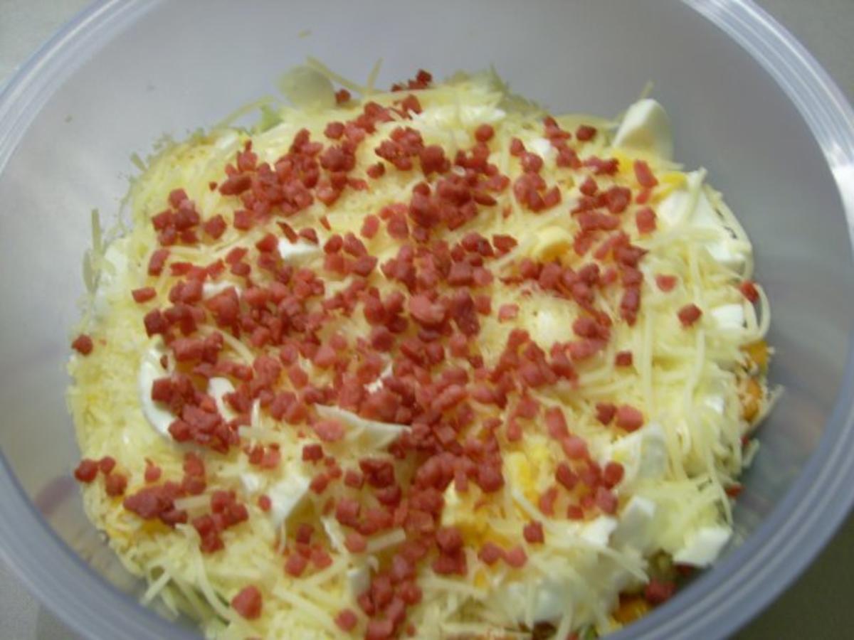 Bilder für Schichtsalat 8 - 10 Stunden ziehen lassen Rezept