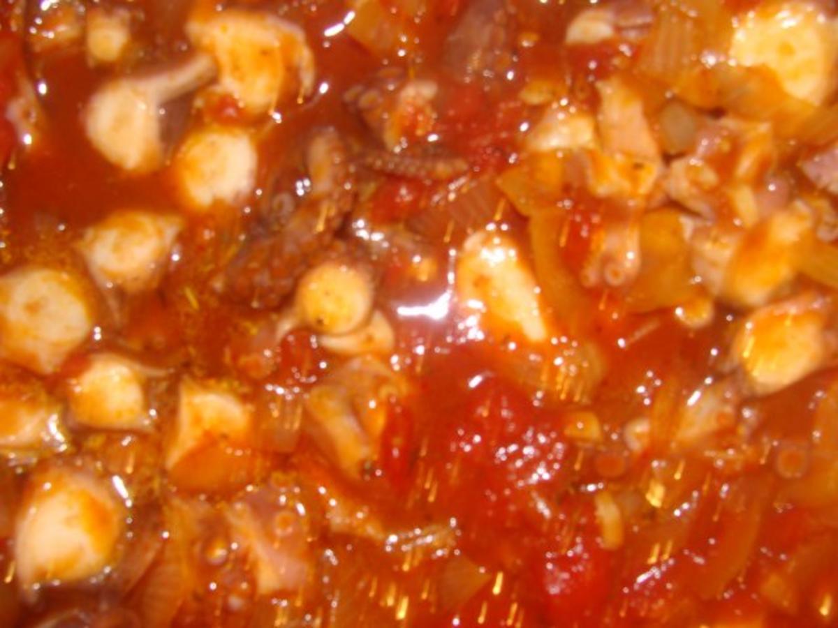 Meeresfrüchte : - Pulporagout in Tomatensauce - - Rezept - Bild Nr. 2