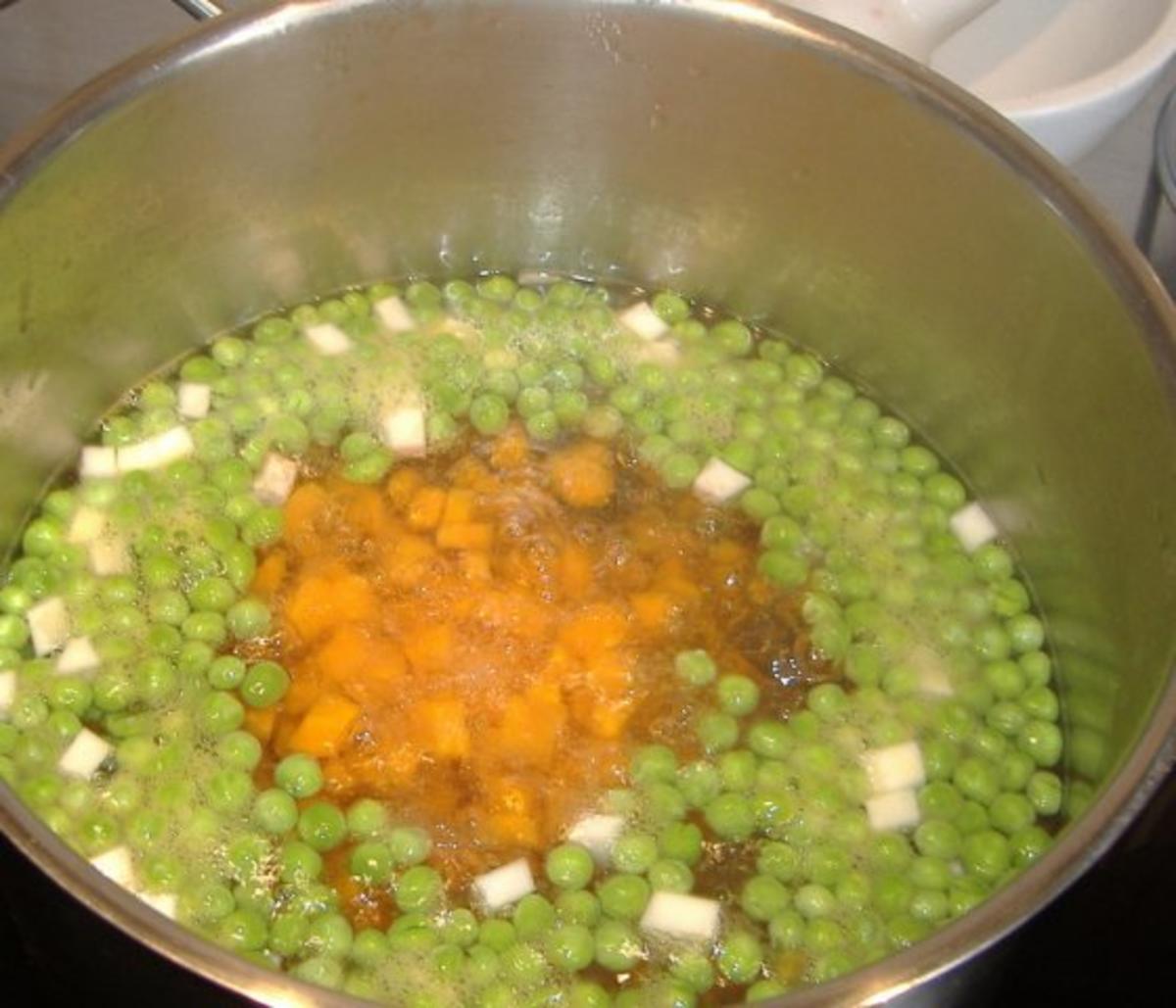 Lauwarmer Gemüse-Speckkartoffelsalat mit gefüllten Rinderfilettaschen - Rezept - Bild Nr. 2