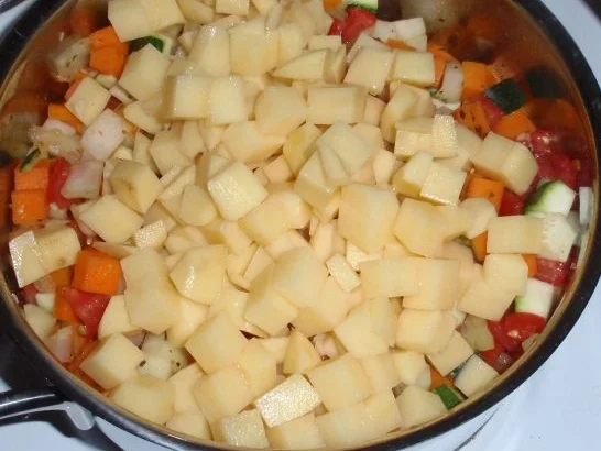 Kartoffelgemüse mit Fleischklößchen - Rezept - Bild Nr. 7