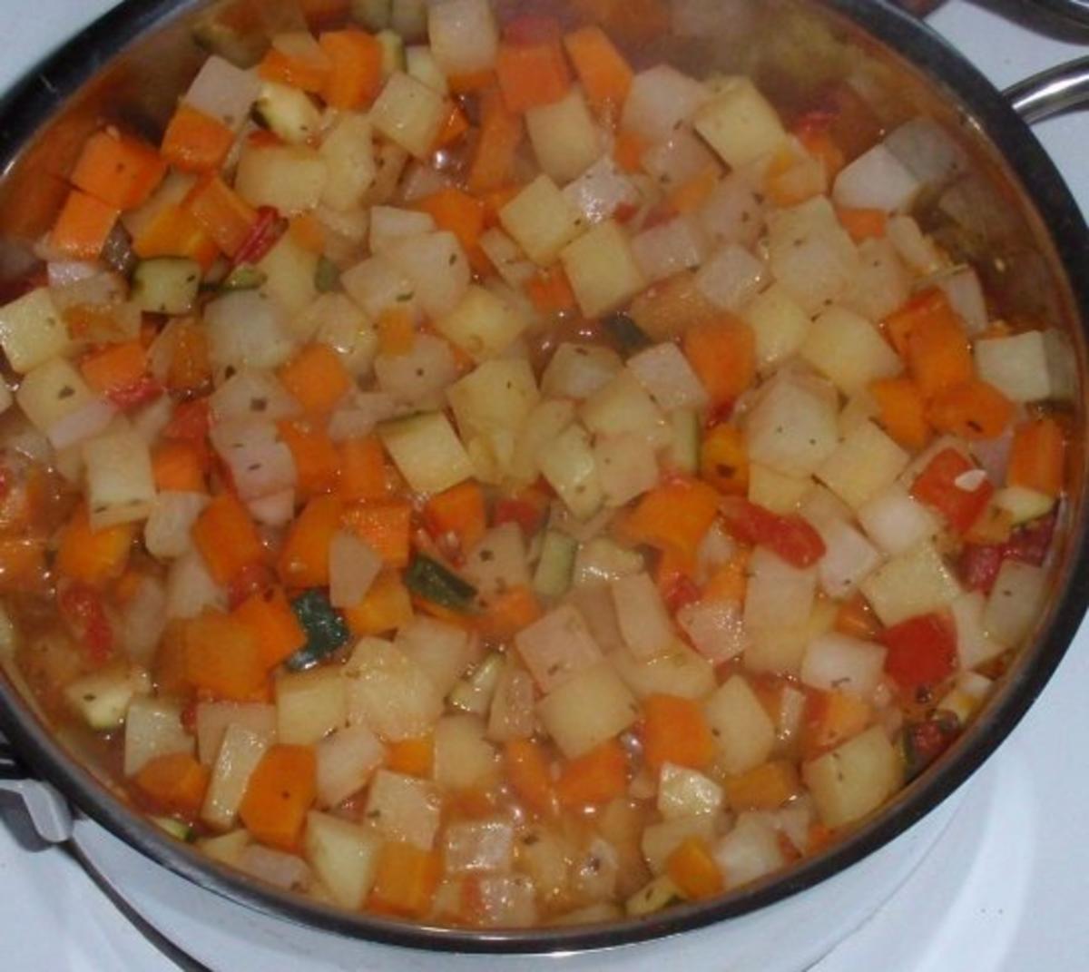 Kartoffelgemüse mit Fleischklößchen - Rezept - Bild Nr. 8