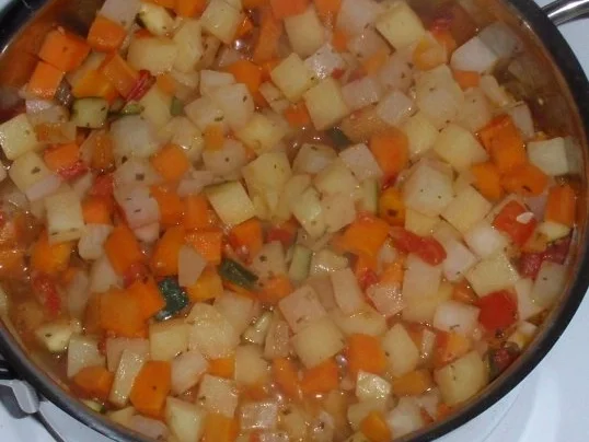 Kartoffelgemüse mit Fleischklößchen - Rezept - Bild Nr. 8