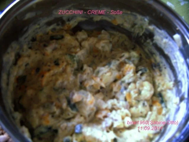 ZUCCHINI - CREME - SOßE - Rezept - Bild Nr. 2