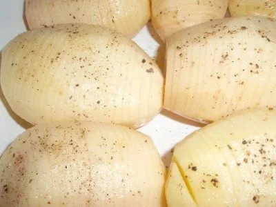 Rezept: Beilage: Fächerkartoffeln Bild Nr. 3 Beilage: Fächerkartoffeln - Rezept - Bild Nr. 3