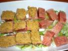 Fisch: Lachs mit Dillkartoffelteig überbacken - Rezept