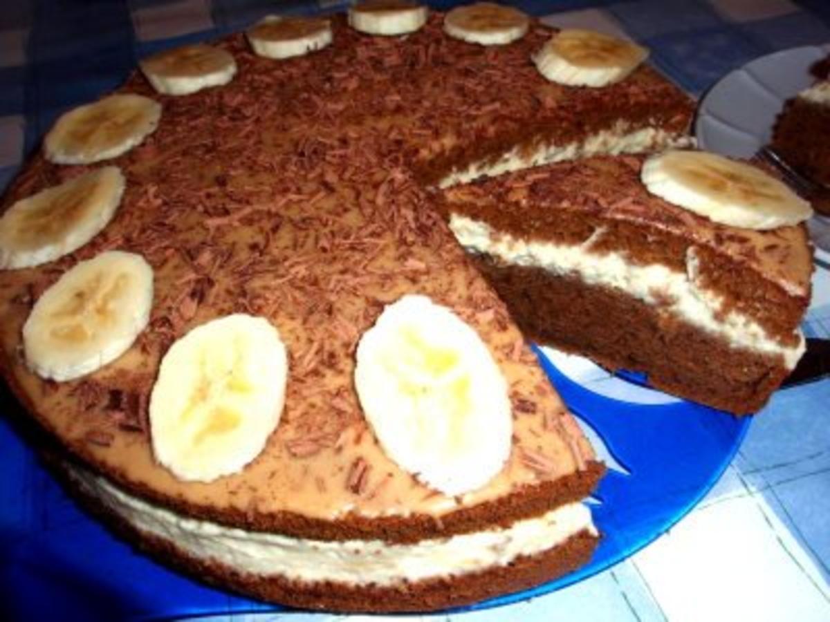 Torten: Kaffeekuchen mit Bananensahne - Rezept - Bild Nr. 2