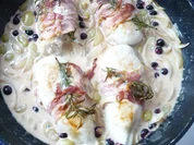 Hähnchenbrust mit Traubensoße - Rezept
