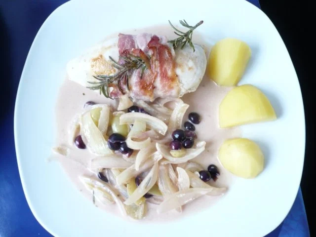 Hähnchenbrust mit Traubensoße - Rezept - Bild Nr. 9