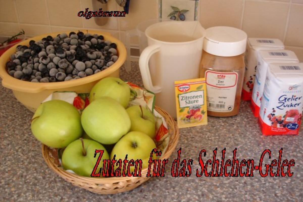 Schlehen-Gelee - Rezept