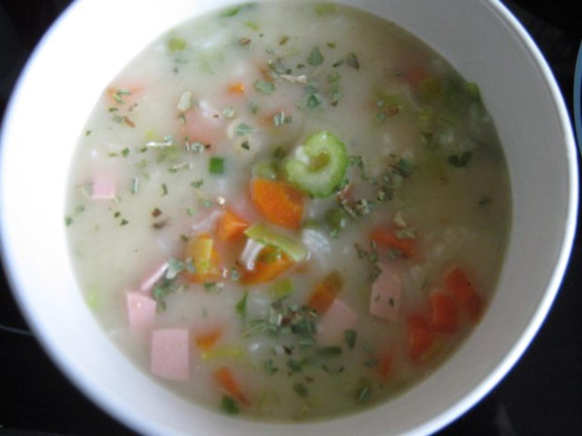 Bilder für Reissuppe nach griechischer Art - Rezept