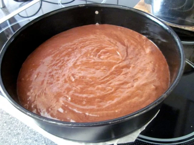 Minz-Schoko-Torte mit Kirschen - Rezept - Bild Nr. 4