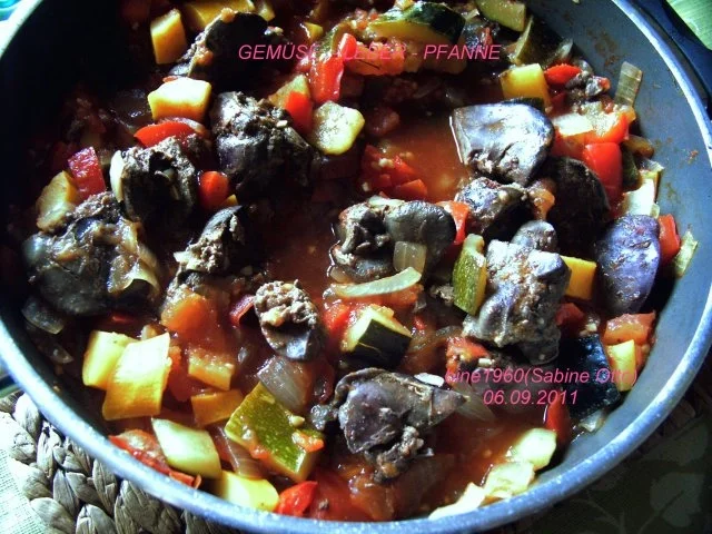 GEMÜSE  -  LEBER  -  PFANNE - Rezept - Bild Nr. 4