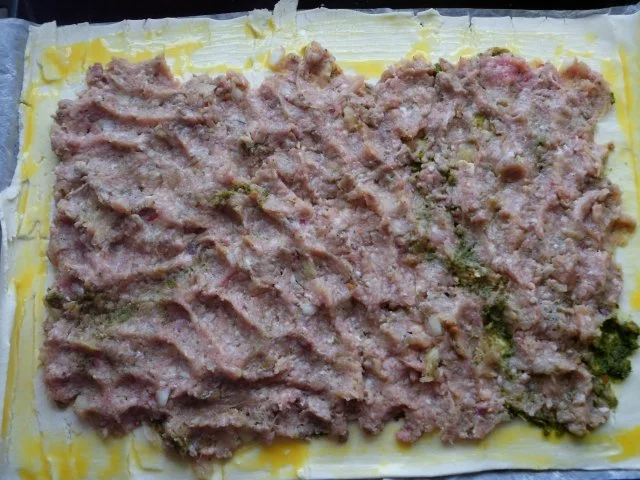Hackfleischsauerkraut-Pastete - Rezept - Bild Nr. 6