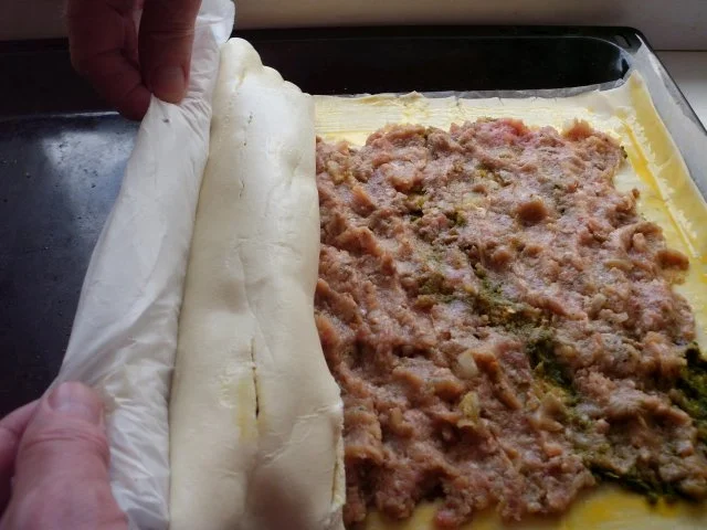 Hackfleischsauerkraut-Pastete - Rezept - Bild Nr. 7