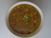 Rezept: Maissuppe mit Garnelen Maissuppe mit Garnelen - Rezept