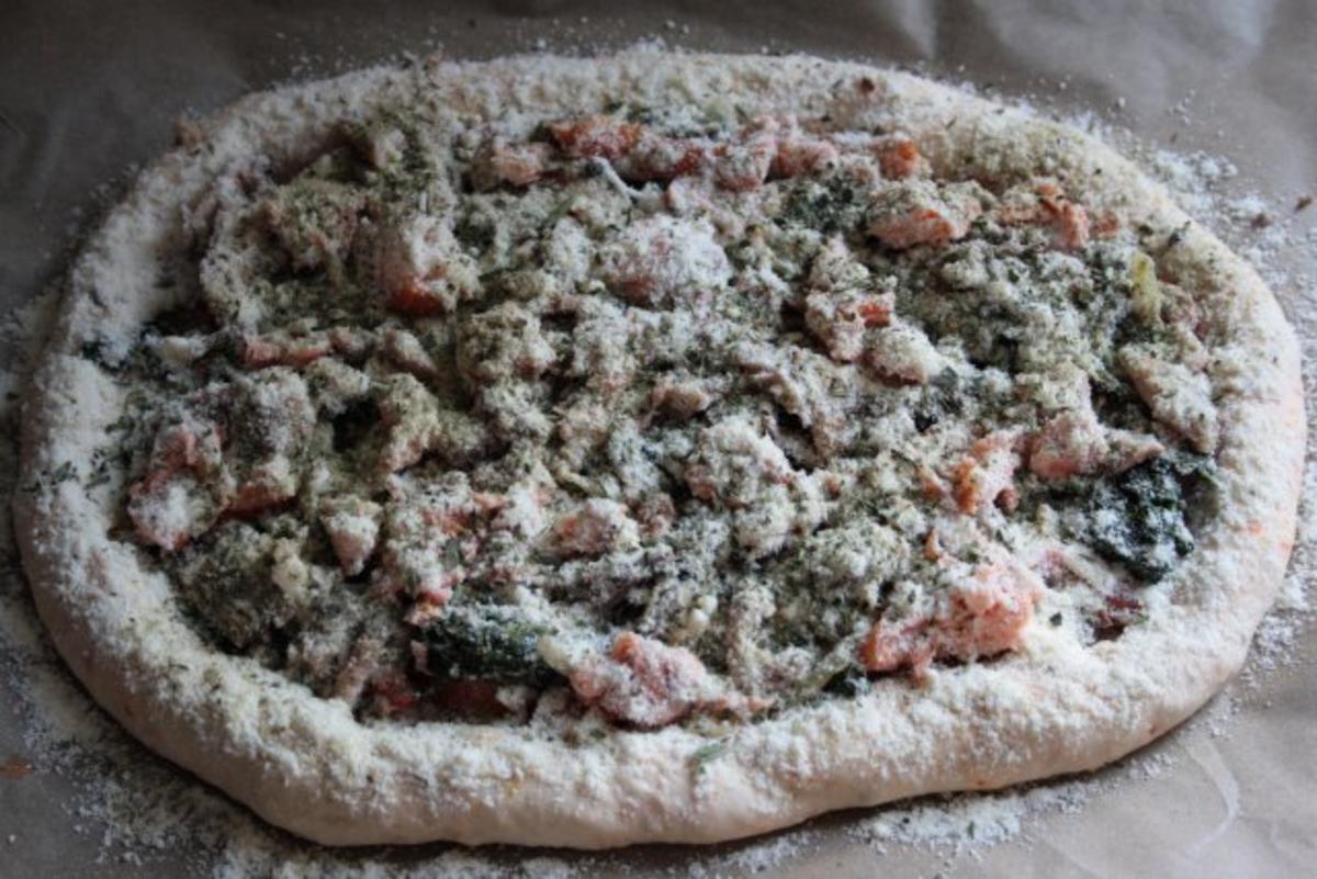 Pizza "Fisch-Land" - Rezept - Bild Nr. 7