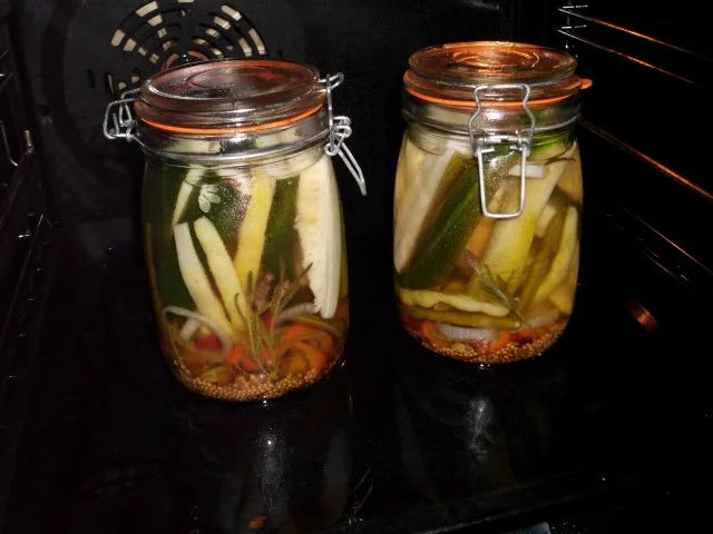 Rezept: Zucchini eingelegt Bild Nr. 6 Zucchini eingelegt - Rezept - Bild Nr. 6