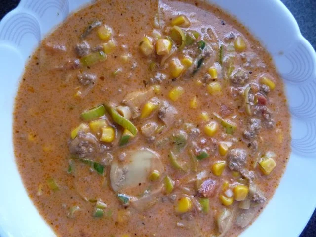 Kräuterschmelzkäse-Suppe - Rezept