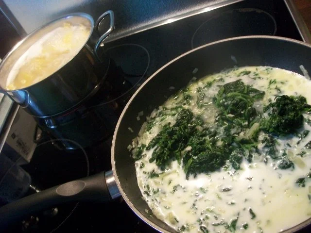 Lachs - Spinat - Soße - Rezept - Bild Nr. 2