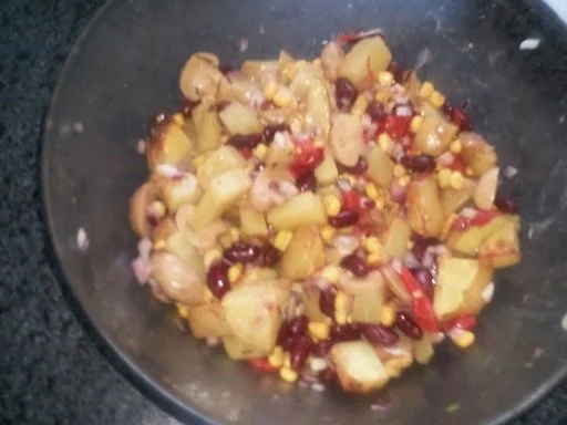 Rezept: Bratkartoffelsalat Viva Mexico Bratkartoffelsalat Viva Mexico - Rezept