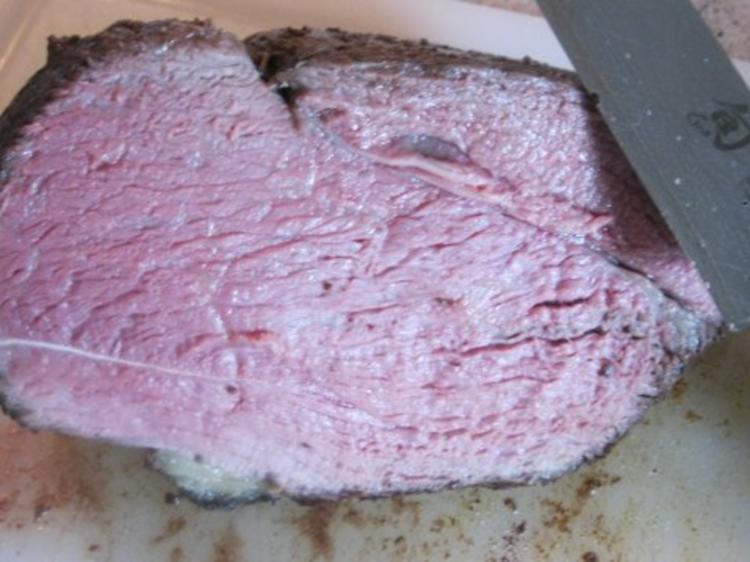 Rosmarinbraten vom Gallowayrind niedrig gegart - Rezept - kochbar.de