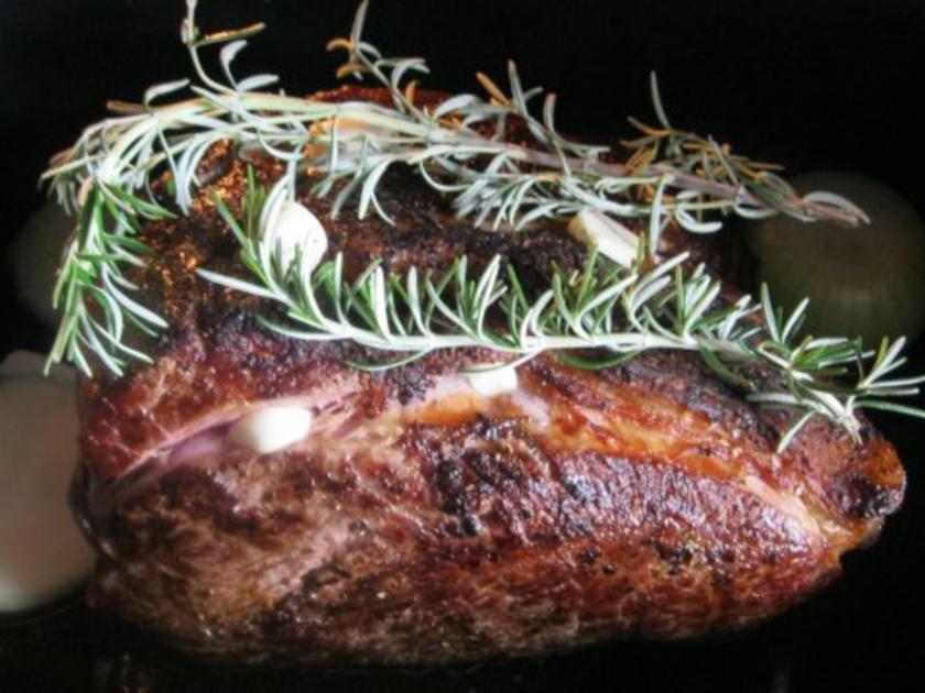 Rosmarinbraten vom Gallowayrind niedrig gegart - einfach - von Test00
