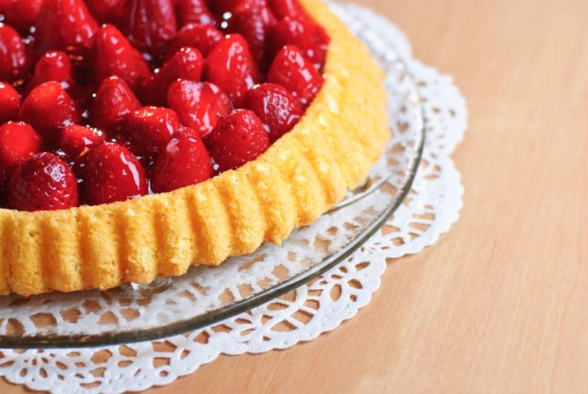 Wasserbiskuit Für Obstkuchen und Torten - Rezept Durch Teig