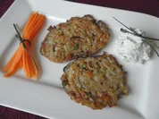 Rezept: Gemüseschnitzel mit Schmand - Röstzwiebel - Dip ... oder die Reste von gestern ;-) Gemüseschnitzel mit Schmand - Röstzwiebel - Dip ... oder die Reste von gestern ;-) - Rezept