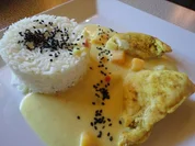 Hühner Filet in fruchtiger Curry Creme Sauce - Rezept