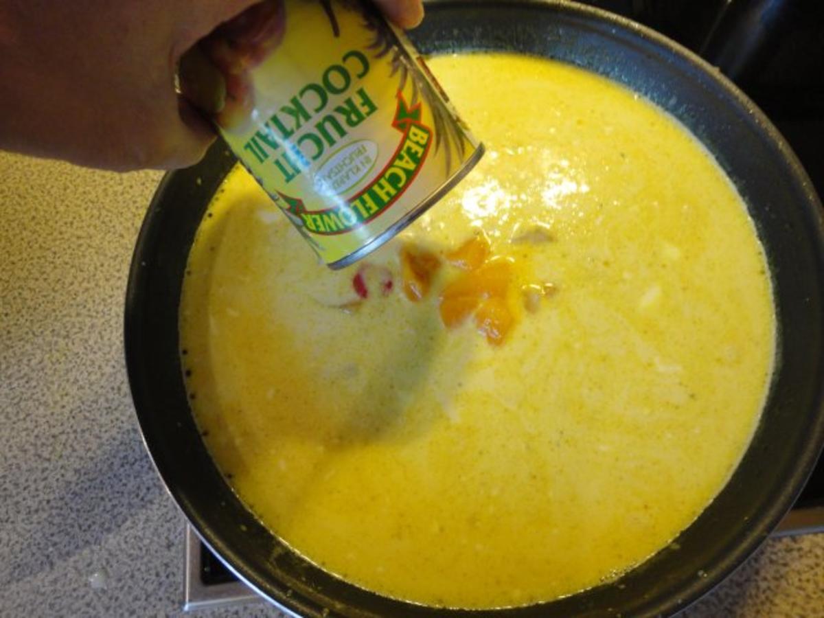 Hühner Filet in fruchtiger Curry Creme Sauce - Rezept - Bild Nr. 5