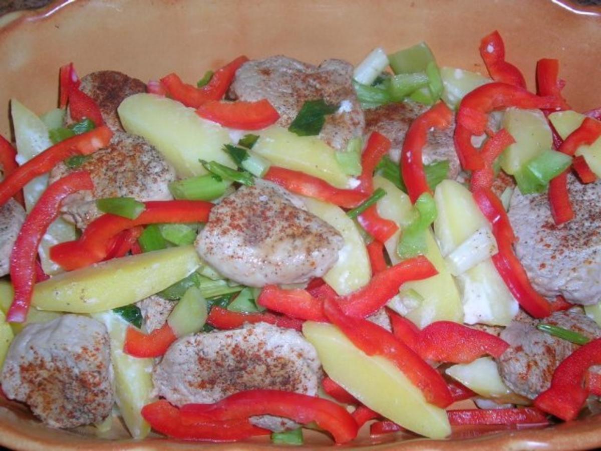 Kartoffel Auflauf mit Schweinefilet aus meiner Feierabendküche ...