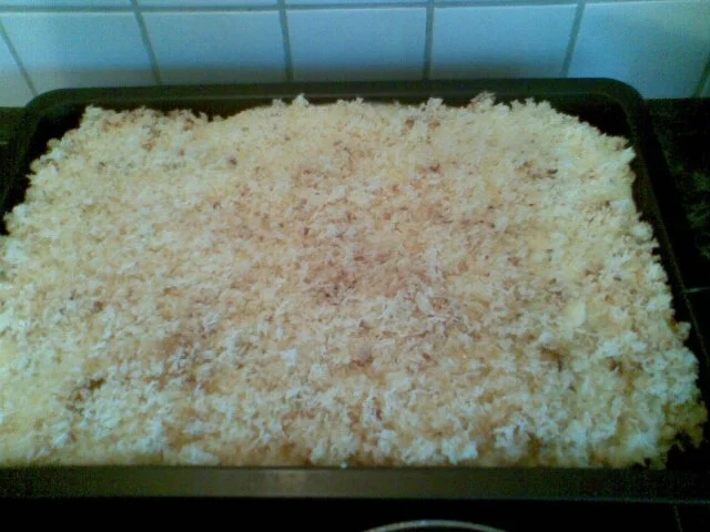 Kokos oder Sägespänekuchen - Rezept