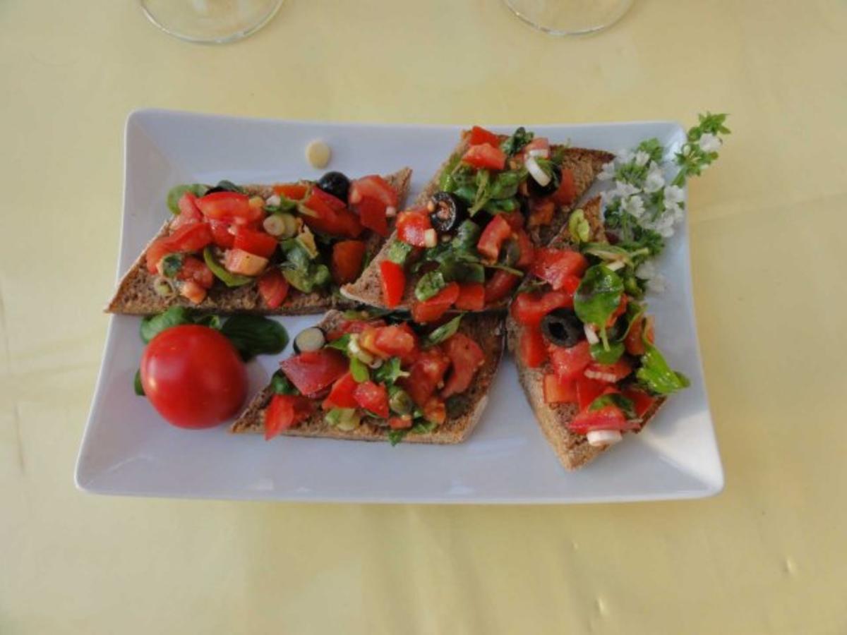 Tomaten-Bruscetta - Rezept