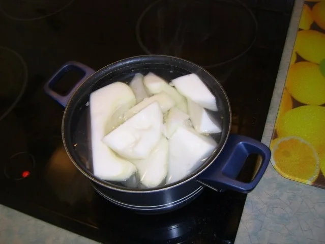 Putenschnitzel an Pattisongemüse mit Kräuterhollandaise - Rezept - Bild Nr. 4