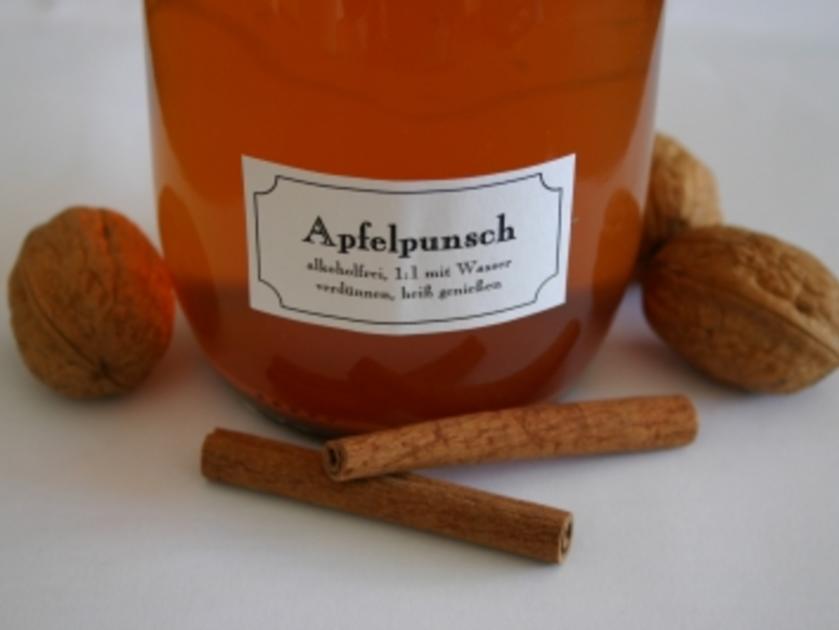 Apfelpunsch Alkoholfreier Punsch für die Herbst- und Winterzeit ...