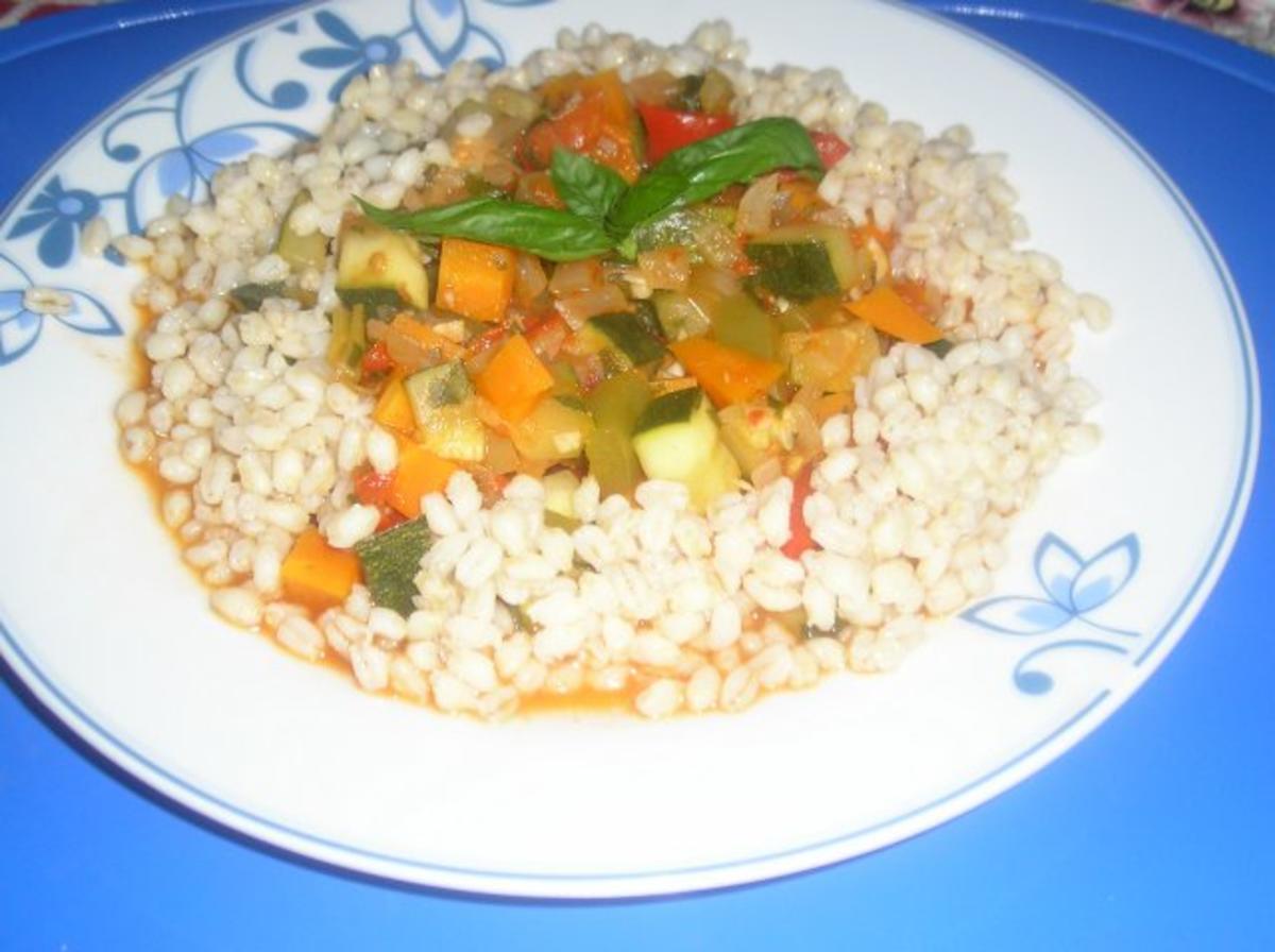 Ricy (WeizenReis) mit Gemüse - Rezept