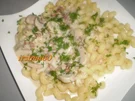Cellentani an Champignon - Sahne - Soße - Rezept