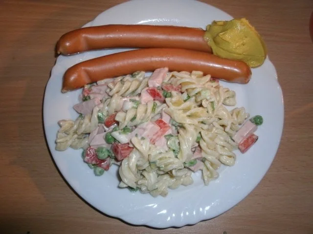 Nudelsalat klassisch, mit Schnittlauch - Rezept