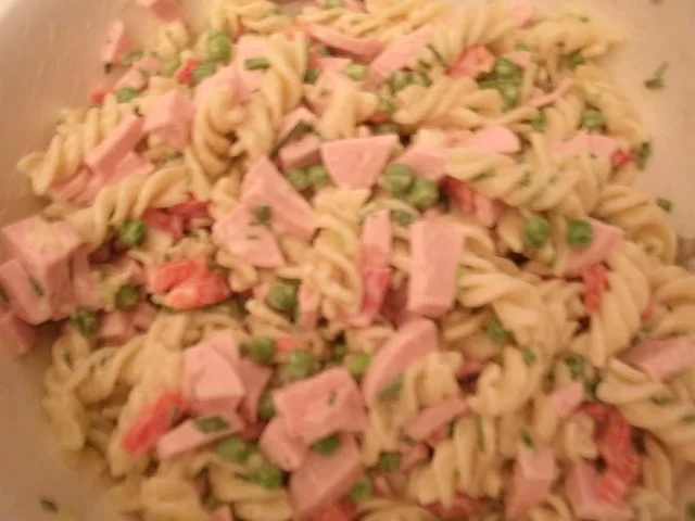 Nudelsalat klassisch, mit Schnittlauch - Rezept - Bild Nr. 2
