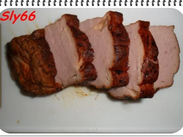 Leberkäse gebraten mit Champignonsoße und Reis - Rezept - Bild Nr. 2