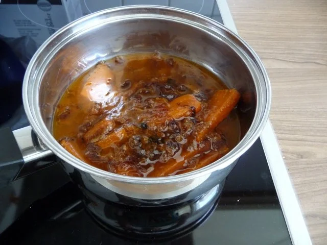 Rezept: Resteverwertung : Putenbraten vom Vortag mit Kartoffeln und Salat Bild Nr. 3 Resteverwertung : Putenbraten vom Vortag mit Kartoffeln und Salat - Rezept - Bild Nr. 3