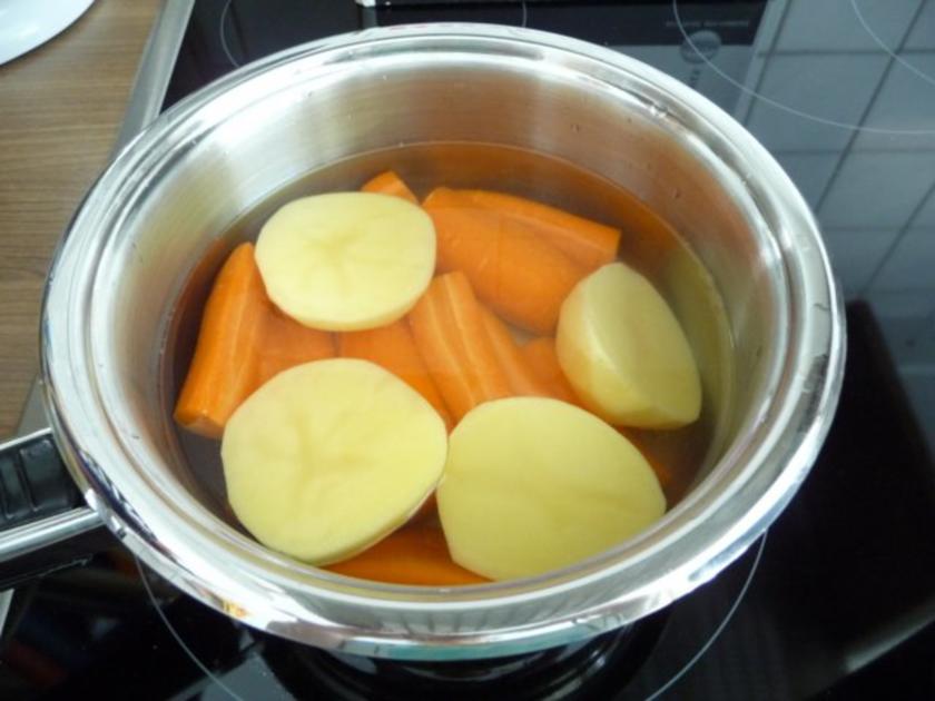 Resteverwertung : Putenbraten vom Vortag mit Kartoffeln und Salat ...