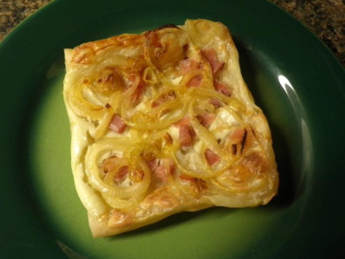 Snack Mein schneller Blätterteig Flammkuchen - schnell &amp; einfach - von ...