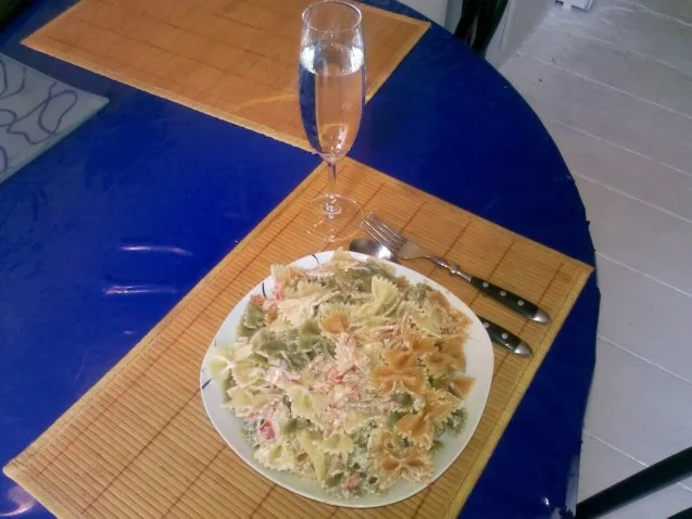 Nudeln: Ziegenkäsepesto mit bunten Farfalle - Rezept - Bild Nr. 6