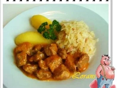 Schweinegulasch - Rezept